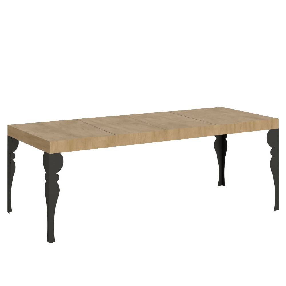 Itamoby Tavolo allungabile 90×160/264 cm Paxon Premium Quercia Natura telaio Antracite