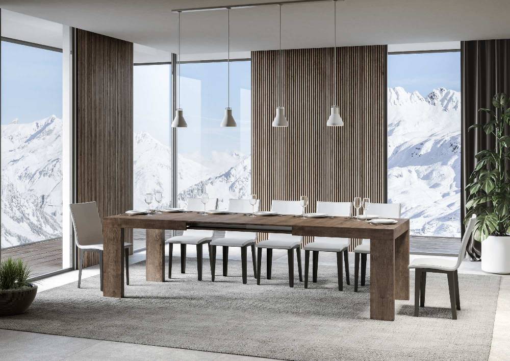 Itamoby Tavolo Allungabile 90×160/264 Cm Roxell Premium Noce