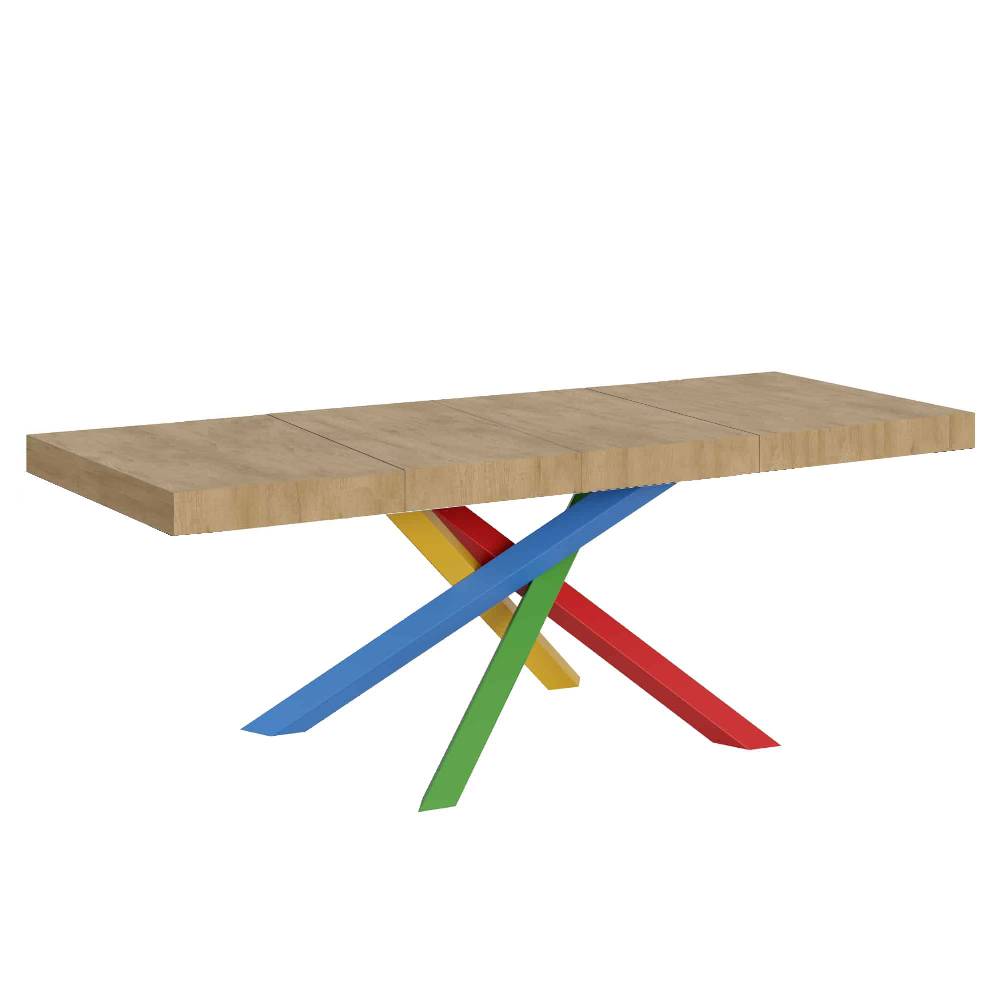 Itamoby Tavolo allungabile 90×160/264 cm Volantis Premium Quercia Natura telaio 4/B