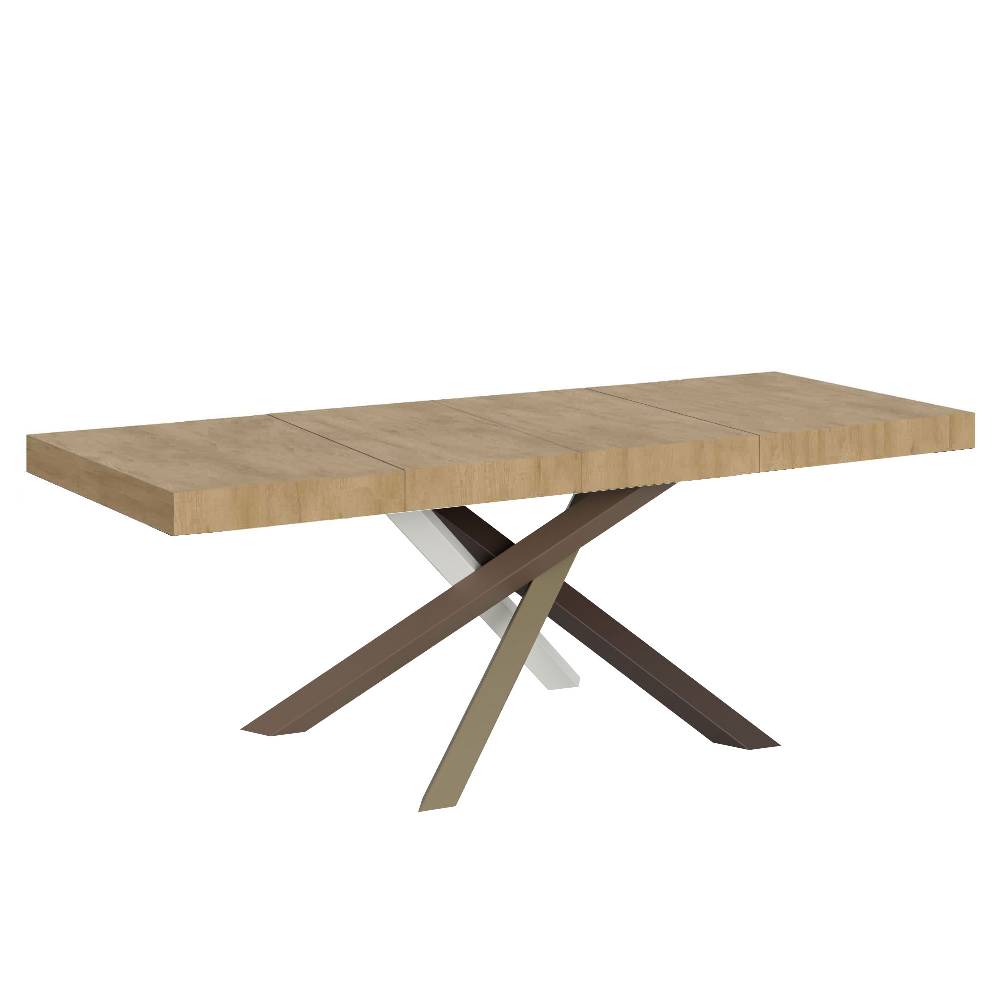 Itamoby Tavolo Allungabile 90×160/264 Cm Volantis Premium Quercia Natura Telaio 4/C