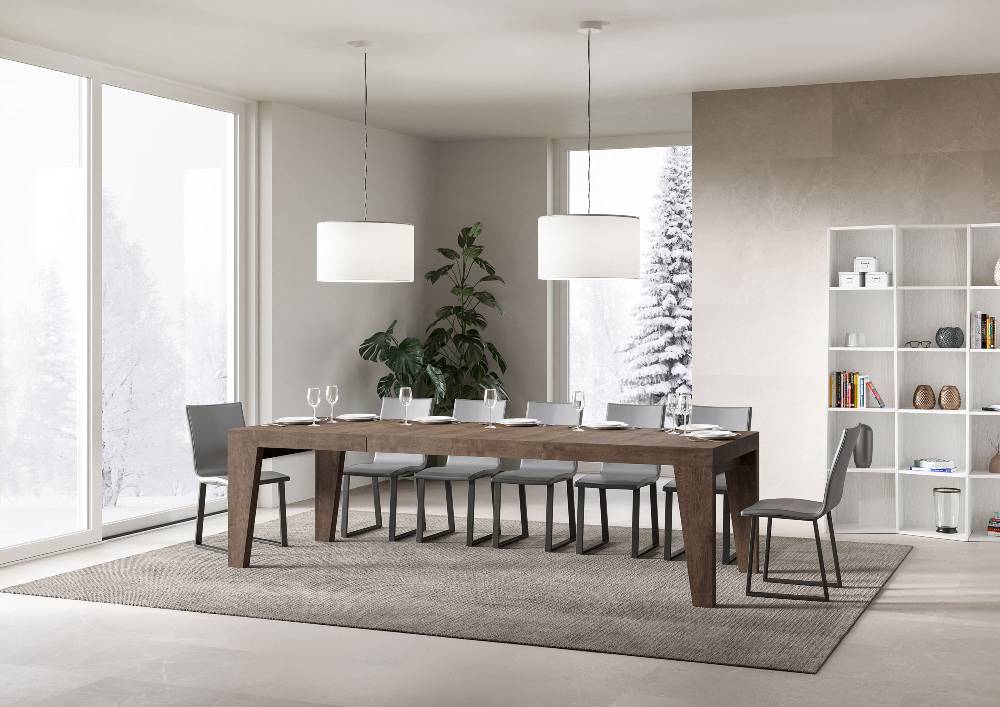 Itamoby Tavolo Allungabile 90×180/284 Cm Naxy Premium Noce