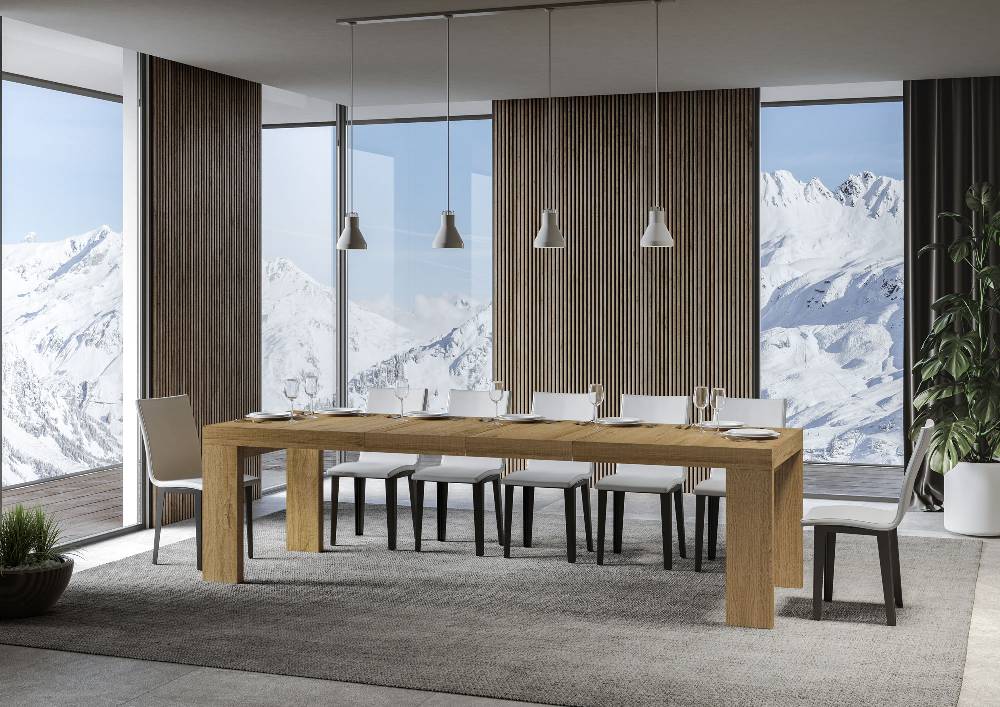 Itamoby Tavolo Allungabile 90×180/284 Cm Roxell Premium Quercia Natura