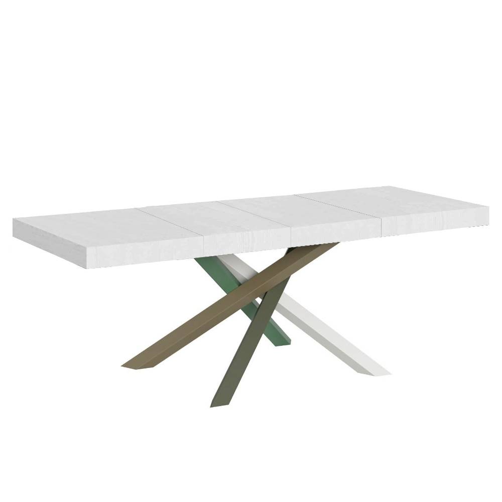 Itamoby Tavolo allungabile 90×180/284 cm Volantis Premium Bianco Frassino telaio 4/A