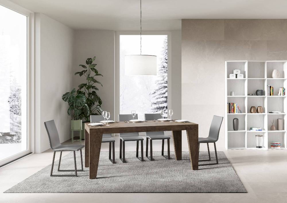 Itamoby Tavolo Naxy Allungabile Noce 90×180 Allungato 284