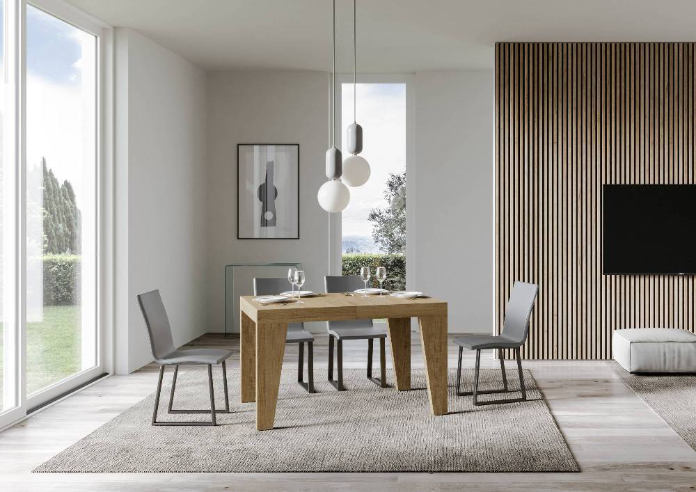 Itamoby Tavolo Naxy Allungabile Quercia Natura 90×130 Allungato 234