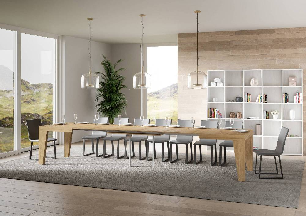 Itamoby Tavolo Naxy Allungabile Quercia Natura 90×160 Allungato 420