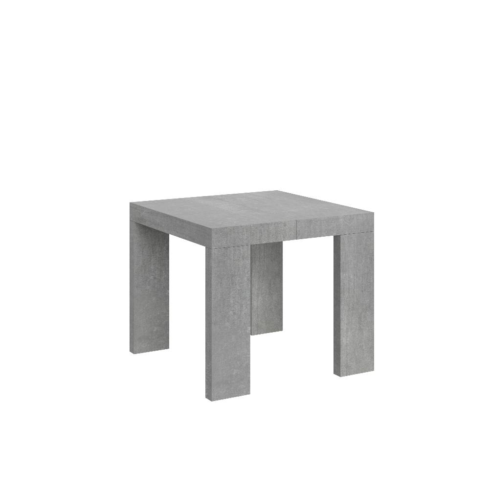 Itamoby Tavolo Roxell Allungabile Cemento 90×90 Allungato 246