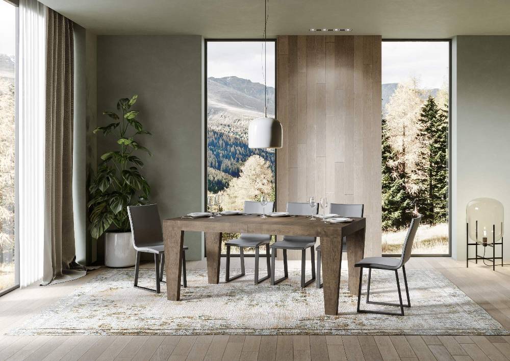 Itamoby Tavolo Spimbo Allungabile Noce 90×160 Allungato 264