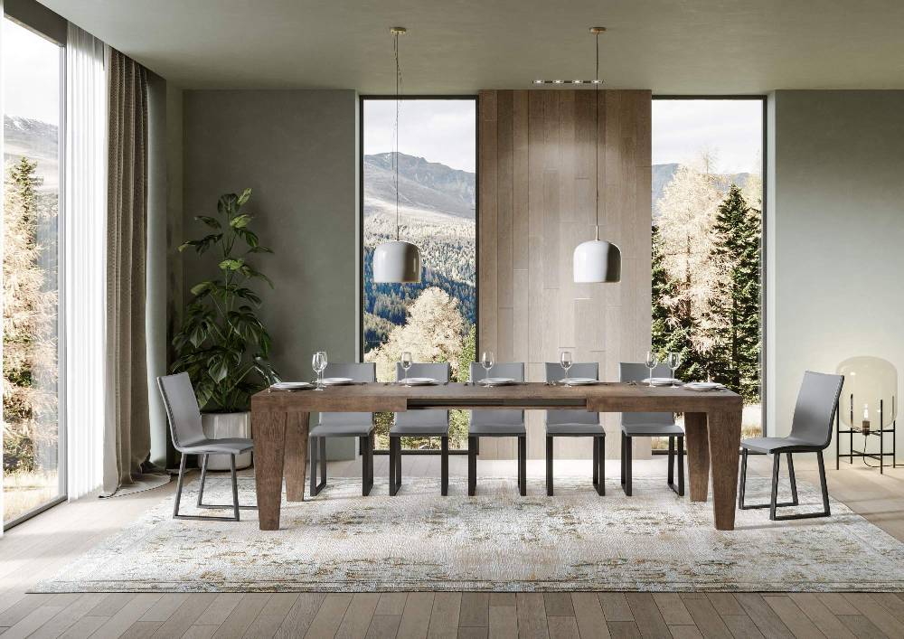 Itamoby Tavolo Spimbo Allungabile Noce 90×160 Allungato 420