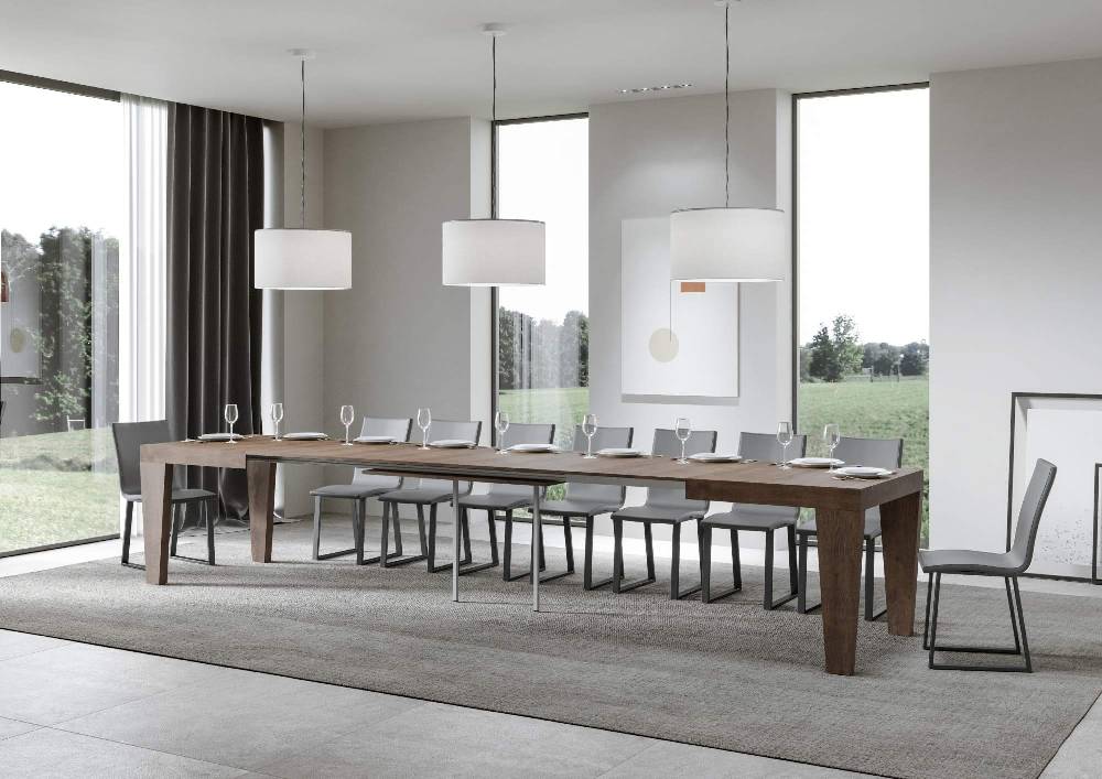 Itamoby Tavolo Spimbo Allungabile Noce 90×160 Allungato 420