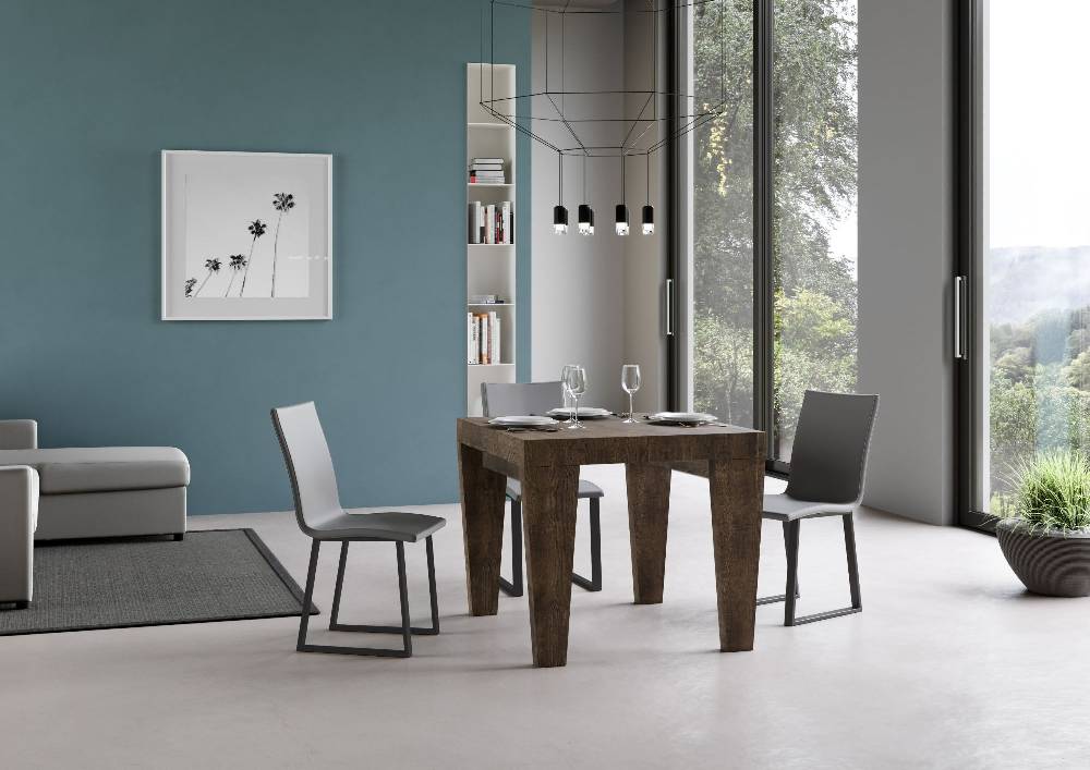 Itamoby Tavolo Spimbo Allungabile Noce 90×90 Allungato 246