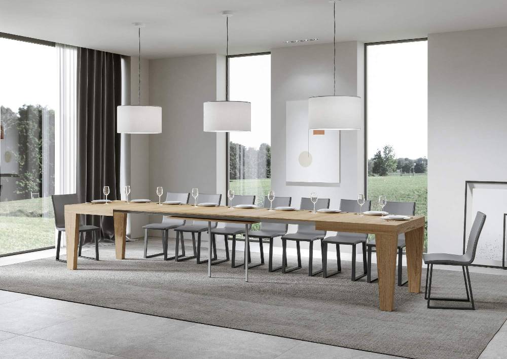 Itamoby Tavolo Spimbo Allungabile Quercia Natura 90×130 Allungato 390