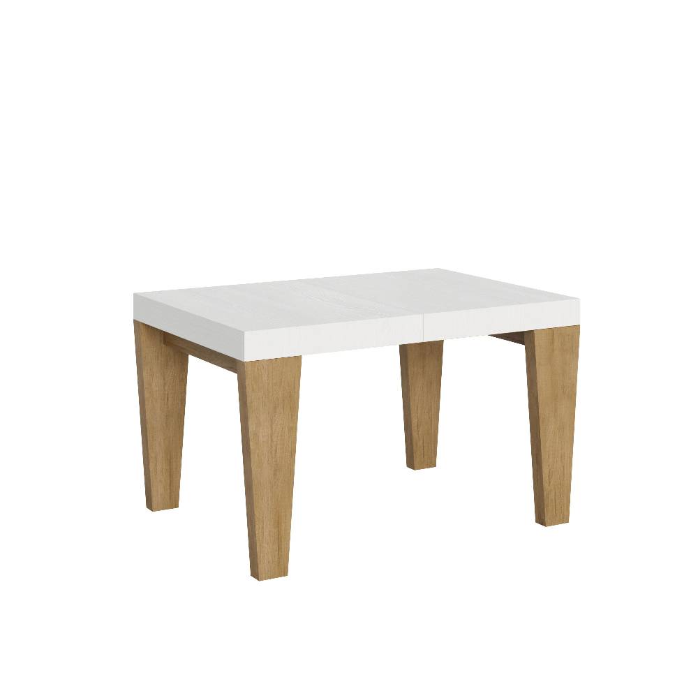 Itamoby Tavolo Spimbo Mix Allungabile Piano Bianco Frassino Gambe Quercia Natura 90×130 Allungato 390