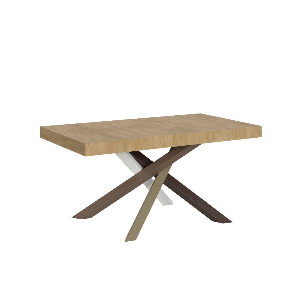 Itamoby Tavolo Volantis Allungabile piano Quercia Natura 90×160 Allungato 420 telaio 4/C
