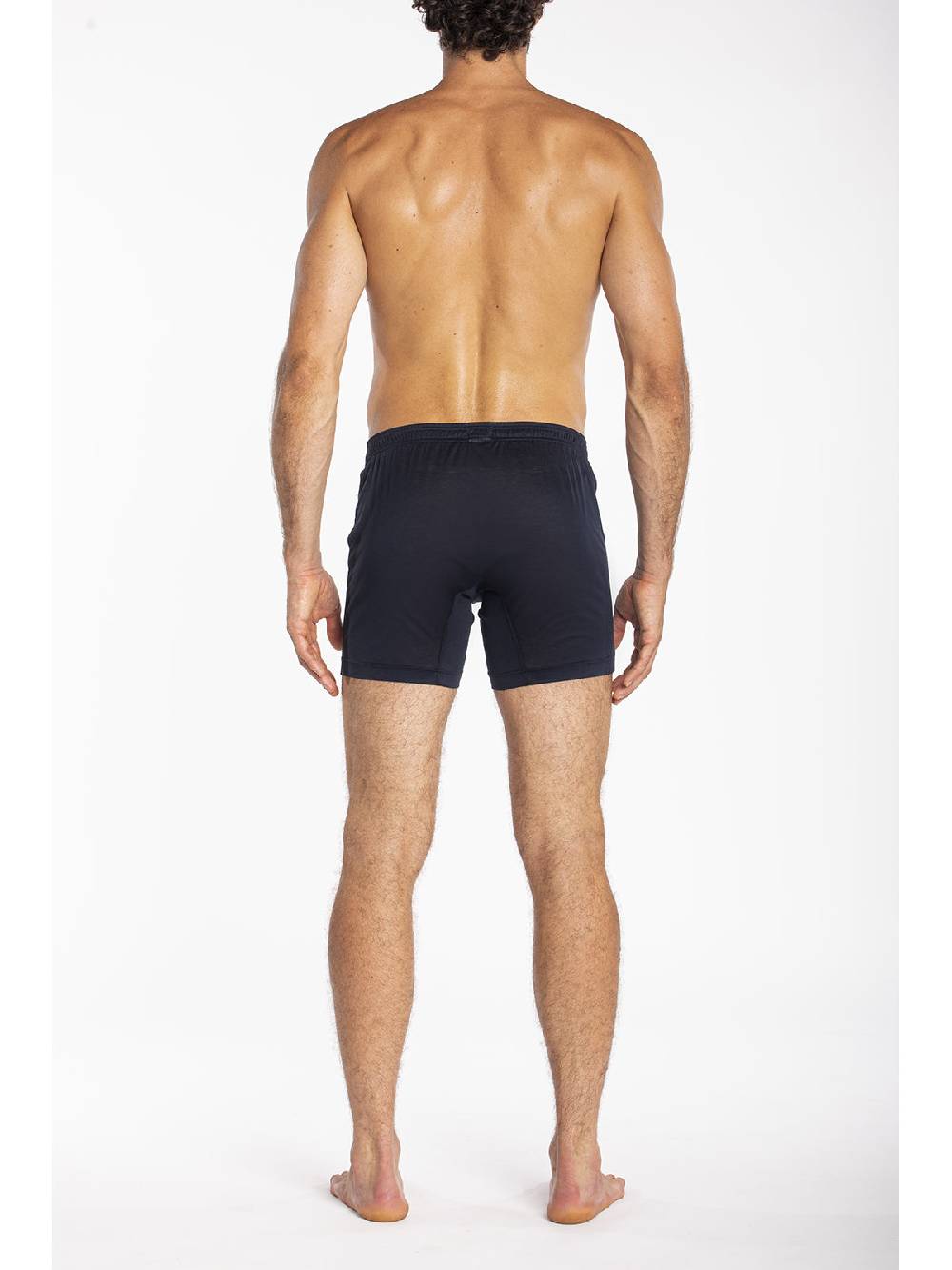 Julipet Boxer Blu In Jersey Di Puro Cotone Mercerizzato E Gasato