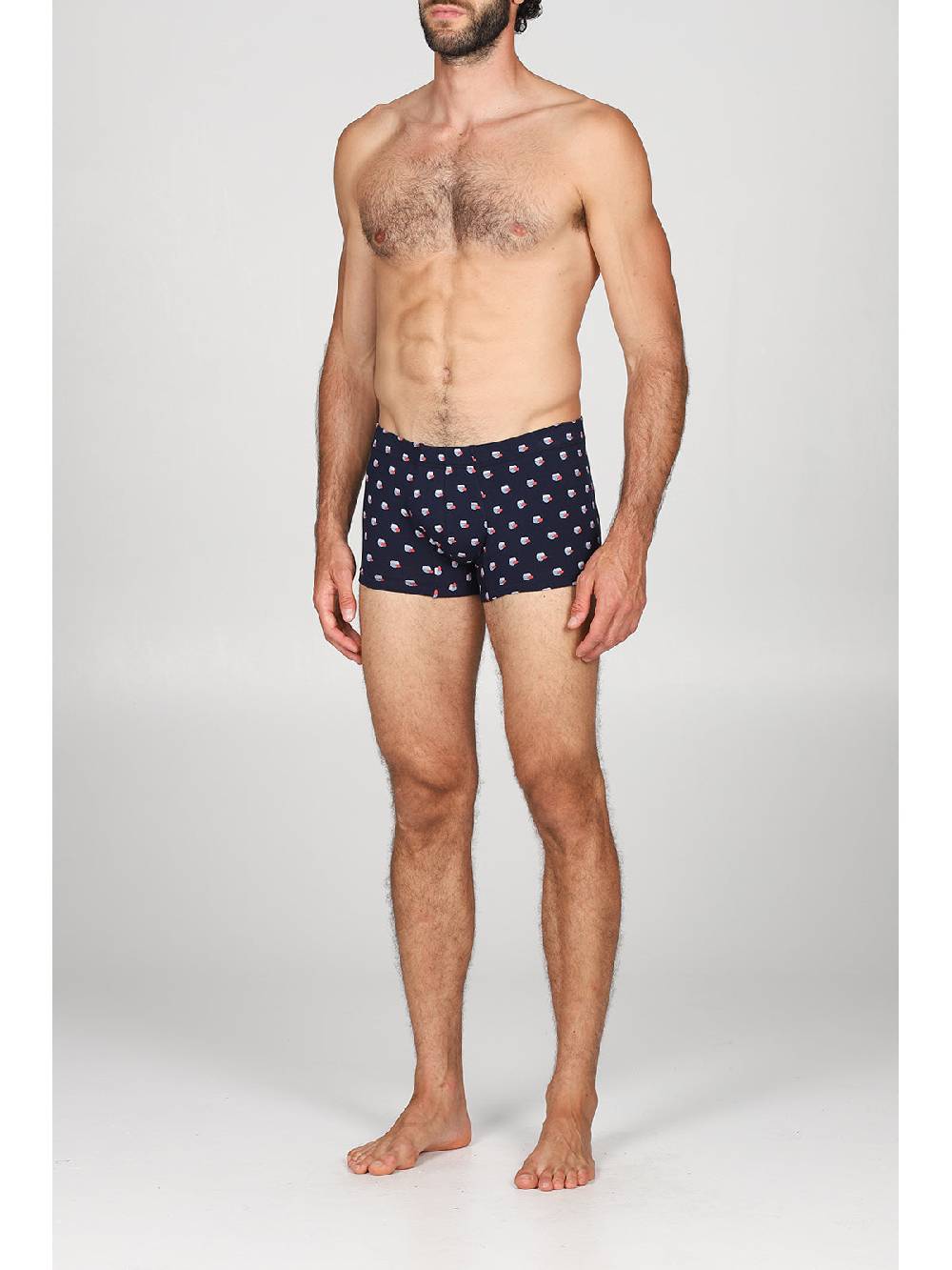 Julipet Boxer Comfort In Cotone Bielastico, Disegni "pesci"