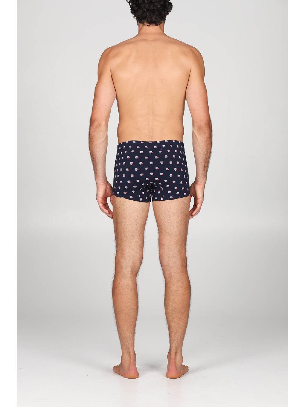 Julipet Boxer Comfort In Cotone Bielastico, Disegni "pesci"