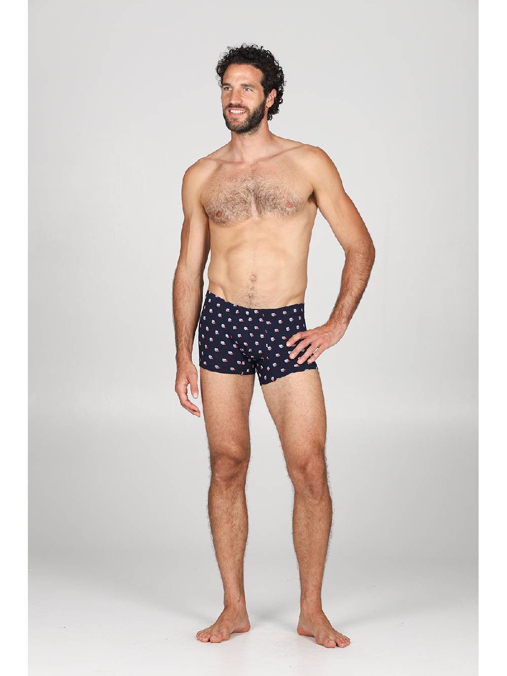 Julipet Boxer Comfort In Cotone Bielastico, Disegni "pesci"