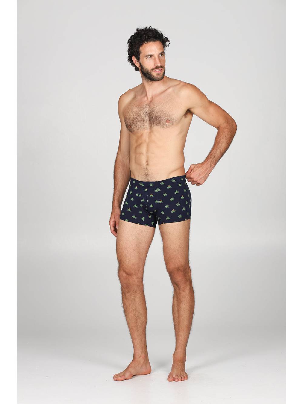 Julipet Boxer Comfort In Cotone Bielastico Fantasia "rana"