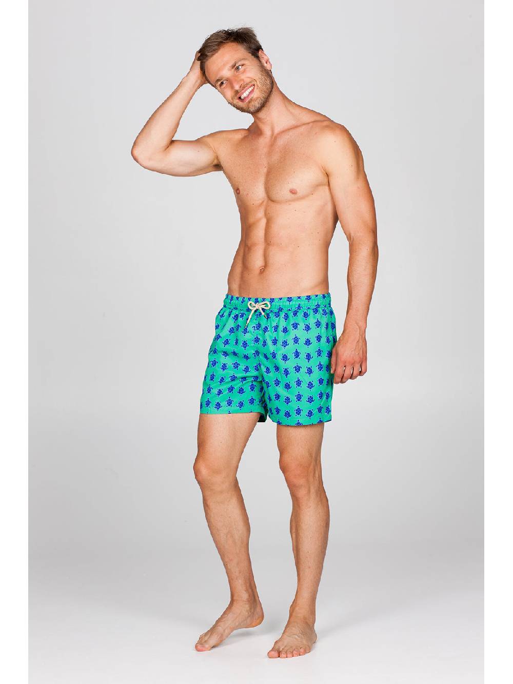 Julipet Boxer Mare In Leggera Tela Di Microfibra Artist Edition