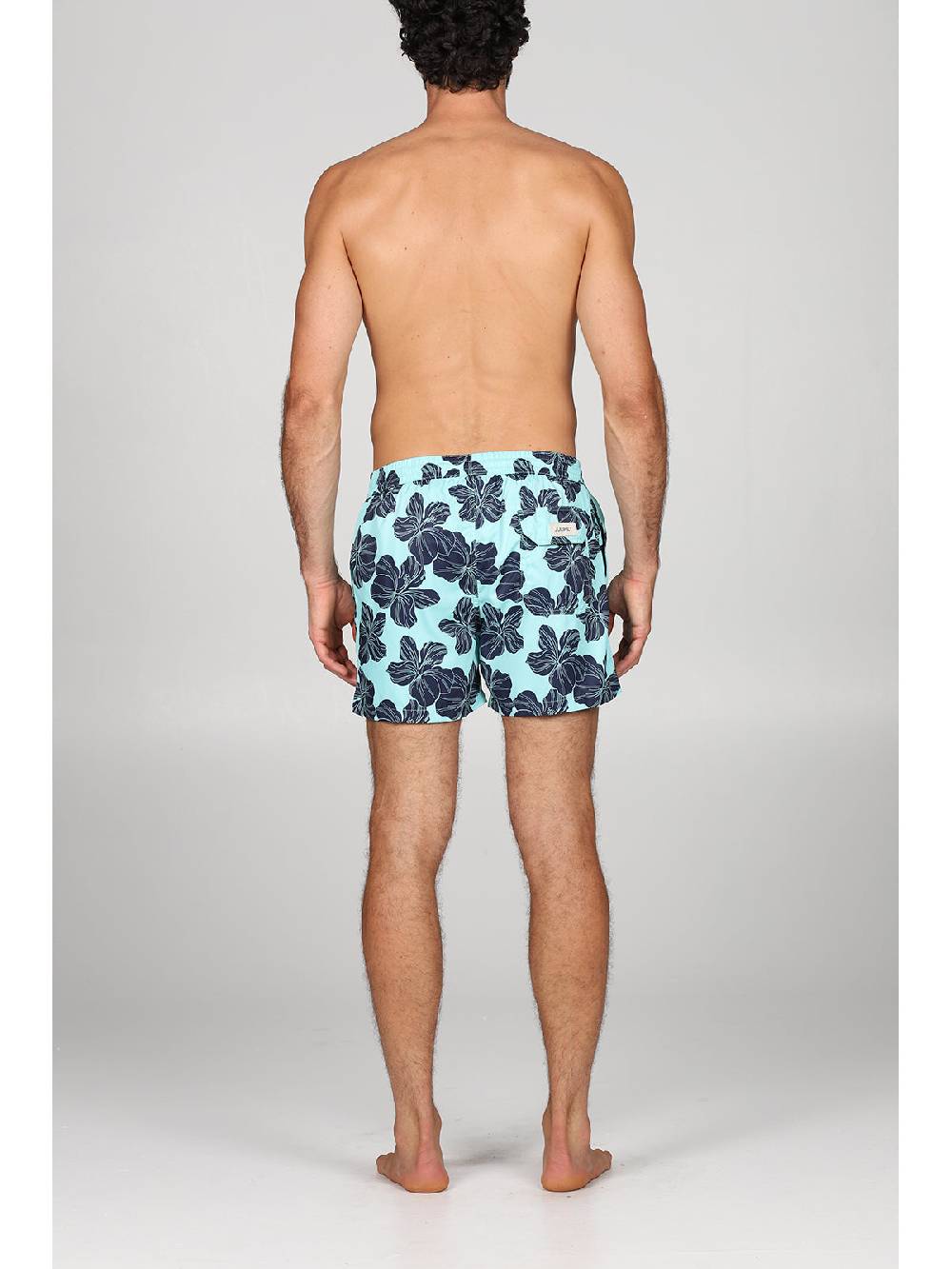 Julipet Boxer Mare In Leggera Tela Di Microfibra, Con Disegno "ibisco" Ad Alta Definizione