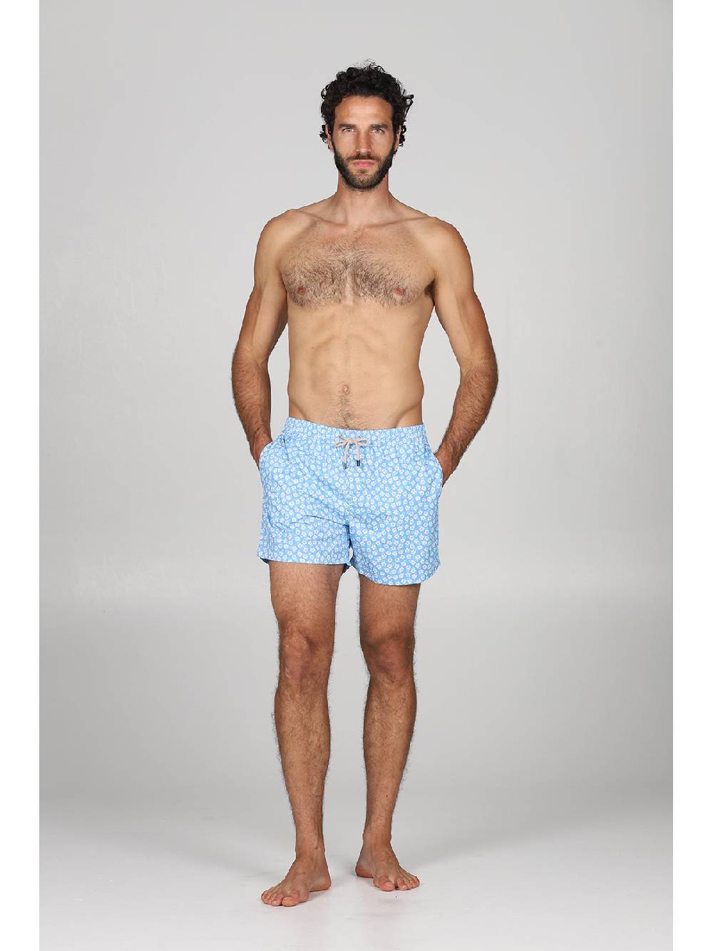 Julipet Boxer Mare In Leggera Tela Di Microfibra, Con Disegno "fiori" Ad Alta Definizione