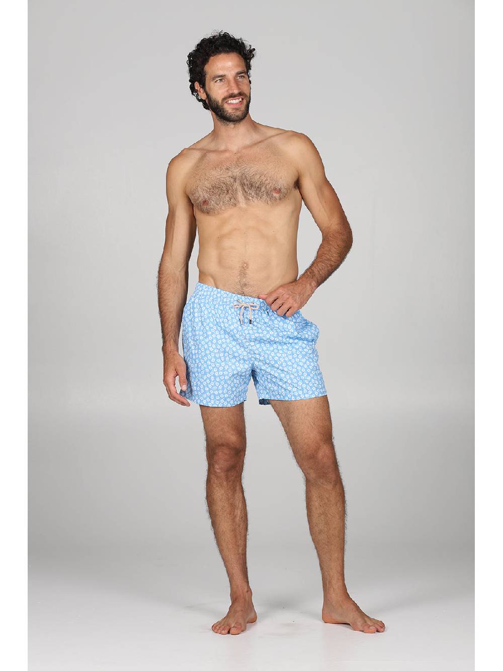 Julipet Boxer Mare In Leggera Tela Di Microfibra, Con Disegno "fiori" Ad Alta Definizione