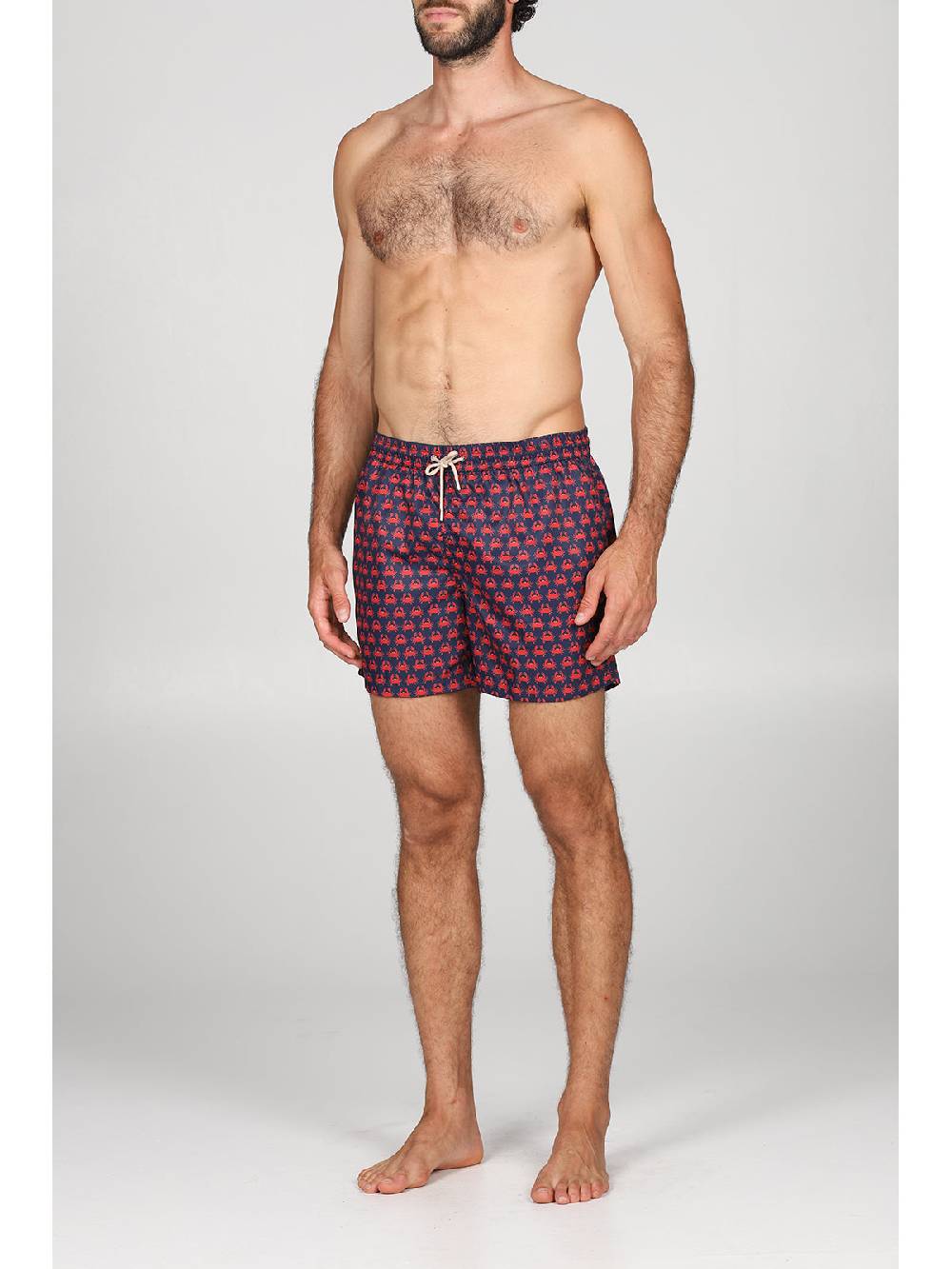 Julipet Boxer Mare In Leggera Tela Di Microfibra, Con Disegno Ad Alta Definizione "granchio"