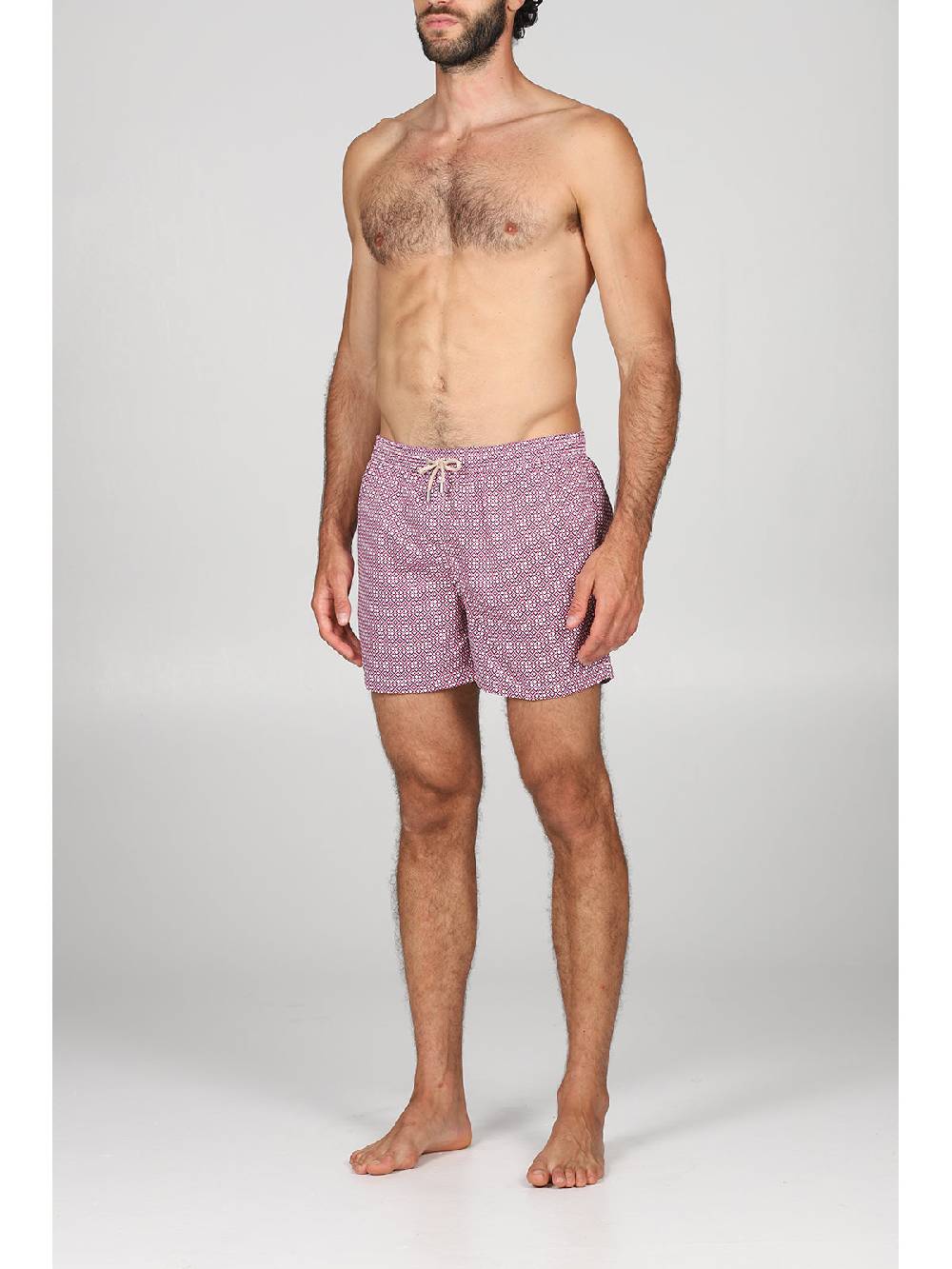 Julipet Boxer Mare In Leggera Tela Di Microfibra, Con Disegno "rombi" Ad Alta Definizione