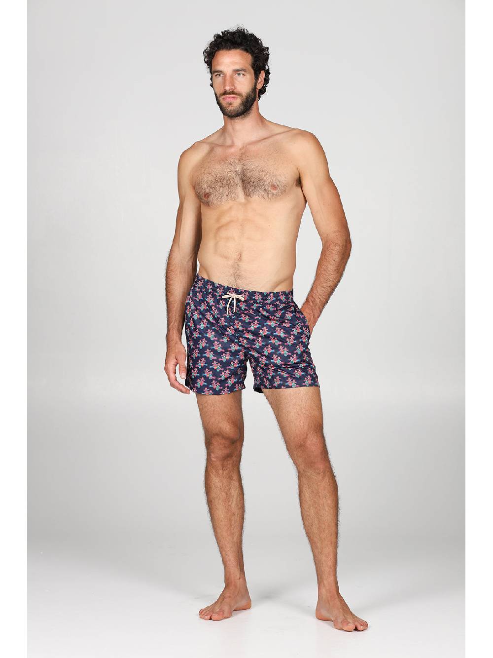 Julipet Boxer Mare In Leggera Tela Di Microfibra, Con Disegno Ad Alta Definizione "siesta"