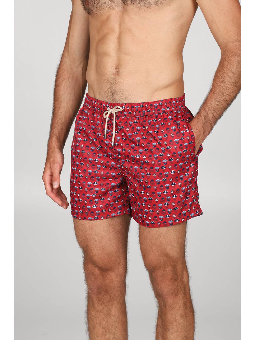 Julipet Boxer mare in leggera tela di microfibra, con disegno ad alta definizione "pirata"