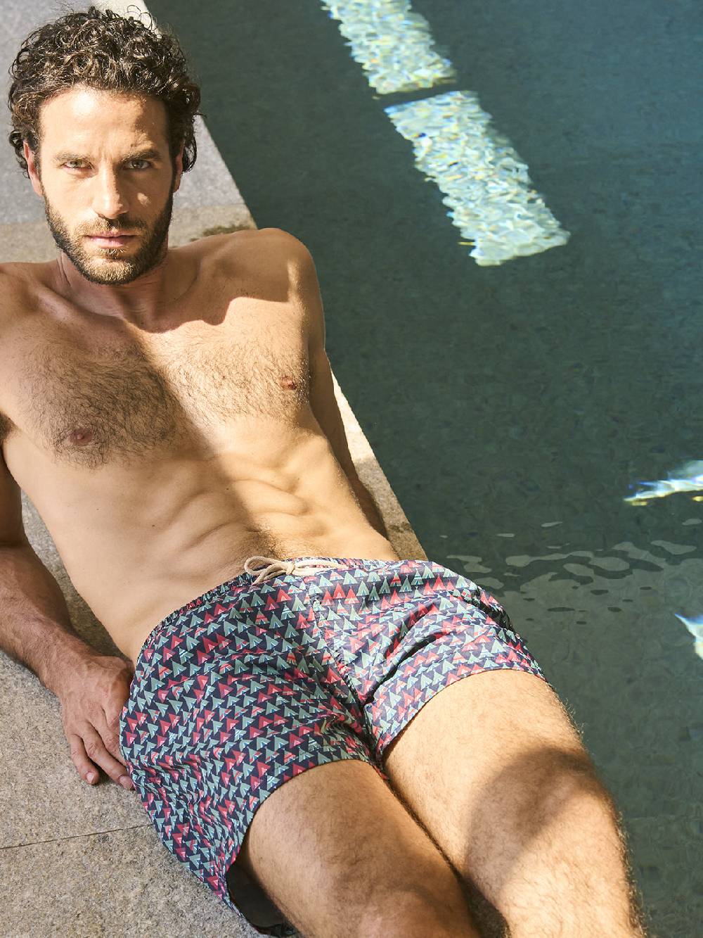 Julipet Boxer Mare In Leggera Tela Di Microfibra, Con Disegno Ad Alta Definizione "tende"