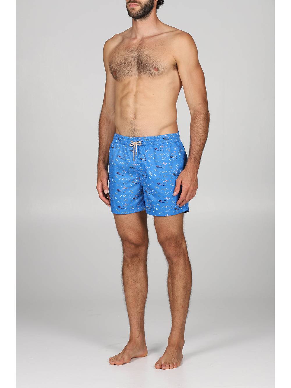 Julipet Boxer Mare In Leggera Tela Di Microfibra, Con Disegno "sub" Ad Alta Definizione