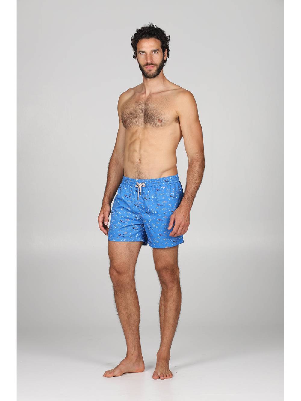 Julipet Boxer Mare In Leggera Tela Di Microfibra, Con Disegno "sub" Ad Alta Definizione