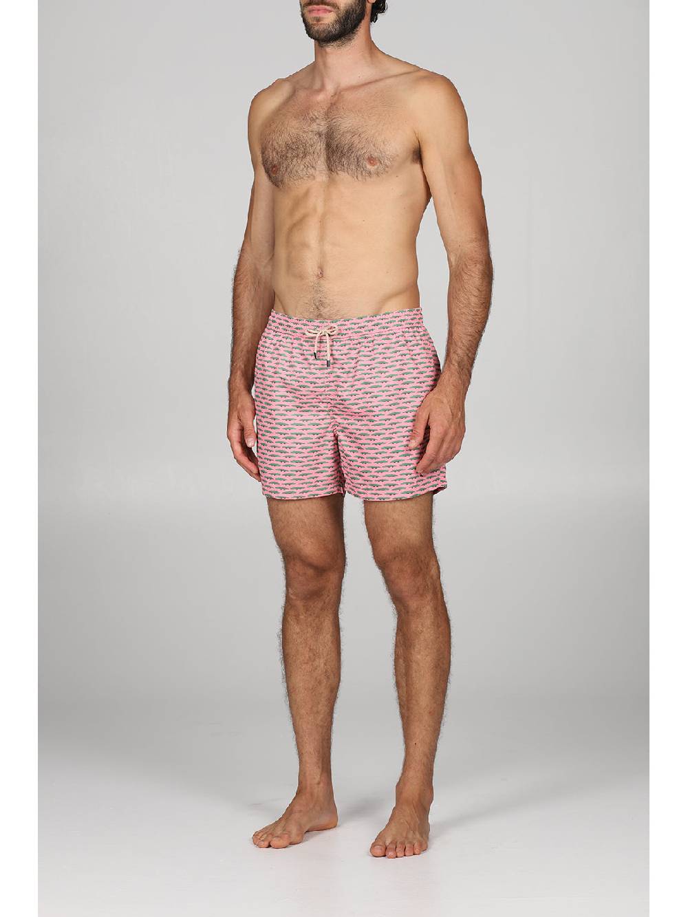 Julipet Boxer Mare In Leggera Tela Di Microfibra, Con Disegno Ad Alta Definizione "coccodrillo"