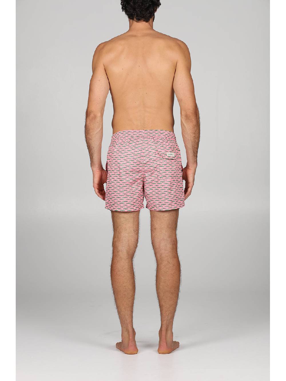 Julipet Boxer Mare In Leggera Tela Di Microfibra, Con Disegno Ad Alta Definizione "coccodrillo"