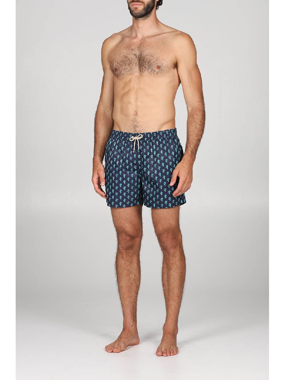 Julipet Boxer Mare In Leggera Tela Di Microfibra, Con Disegno Ad Alta Definizione "cactus"