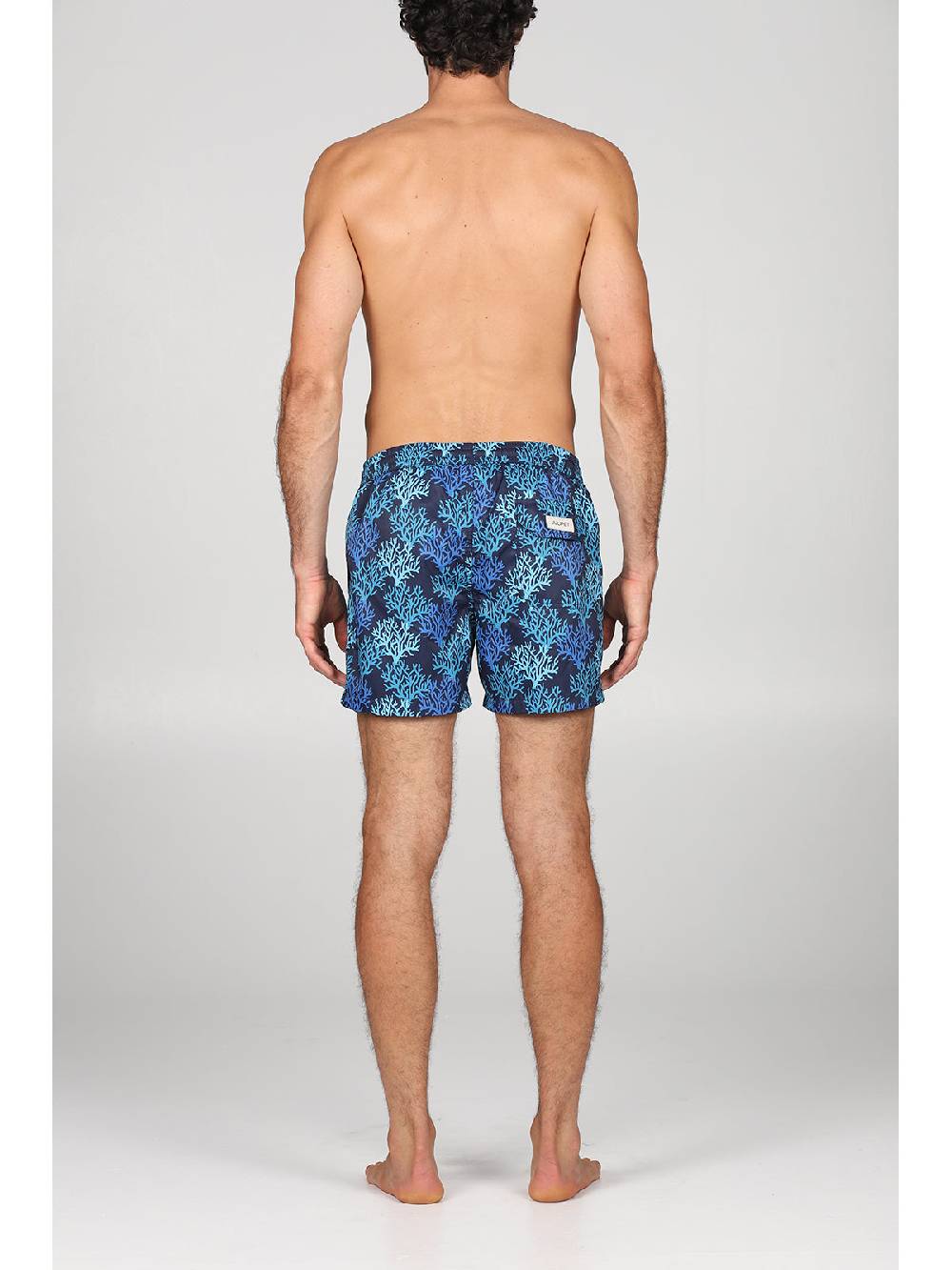 Julipet Boxer Mare In Leggera Tela Di Microfibra, Con Disegno "corallo" Ad Alta Definizione