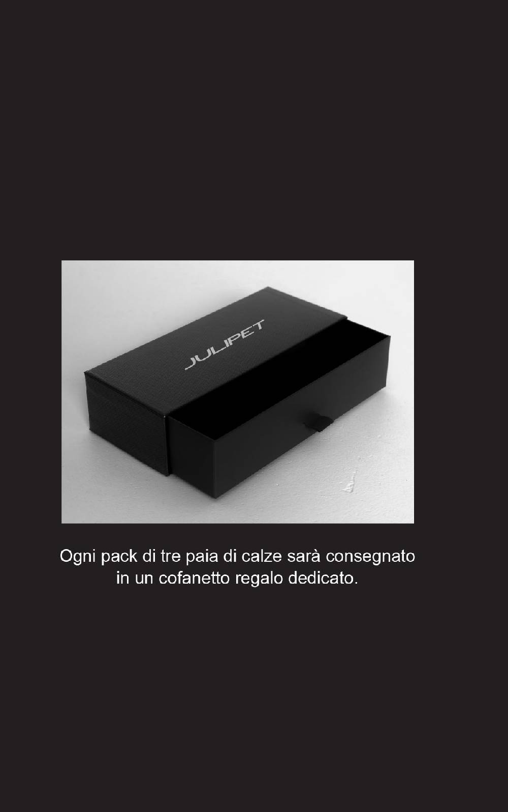 Julipet Calze Sottoginocchio Tripack In Cofanetto Regalo