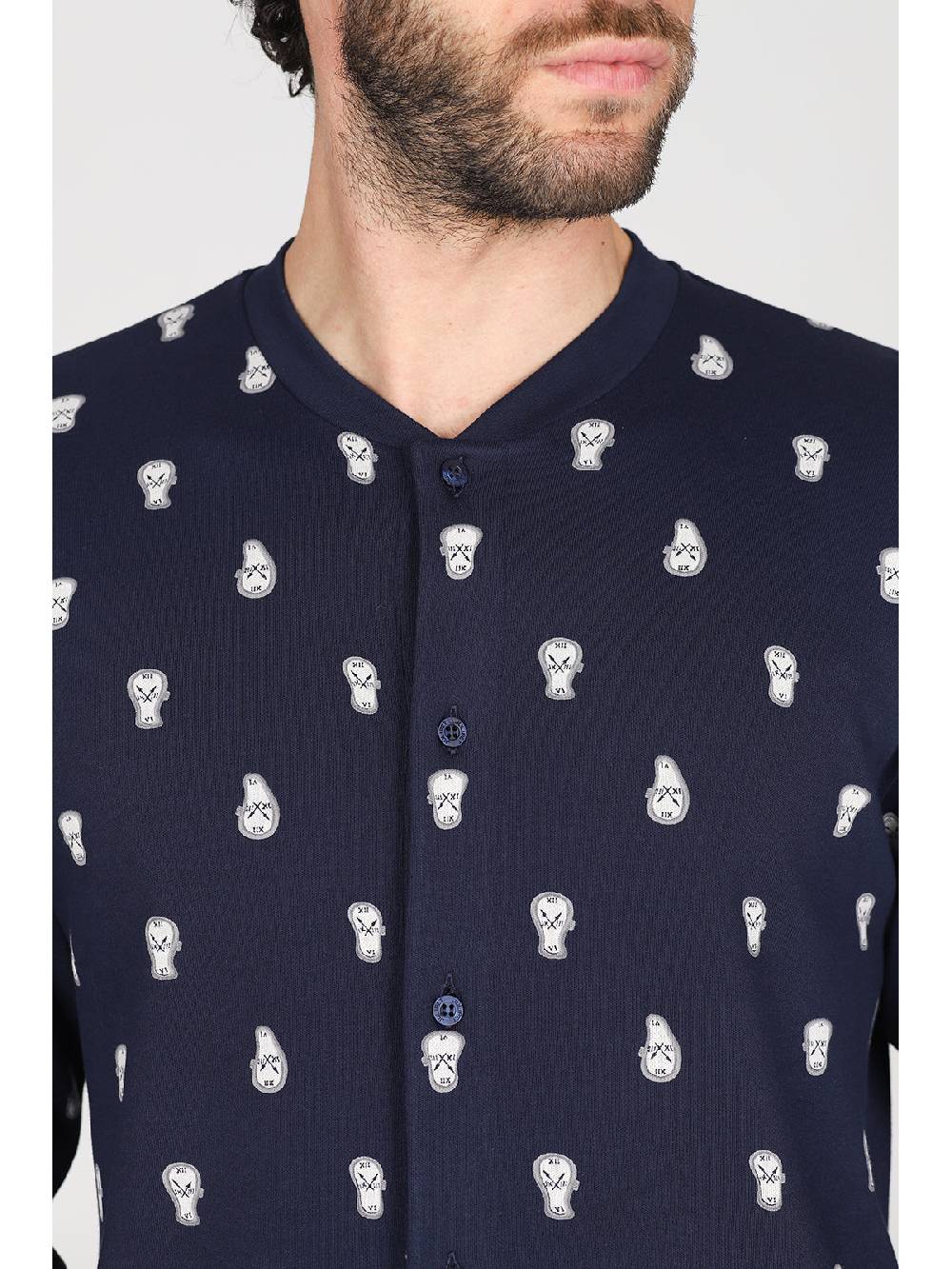 Julipet Camicia Da Notte Artist Edition, In Caldo Interlock Di Puro Cotone