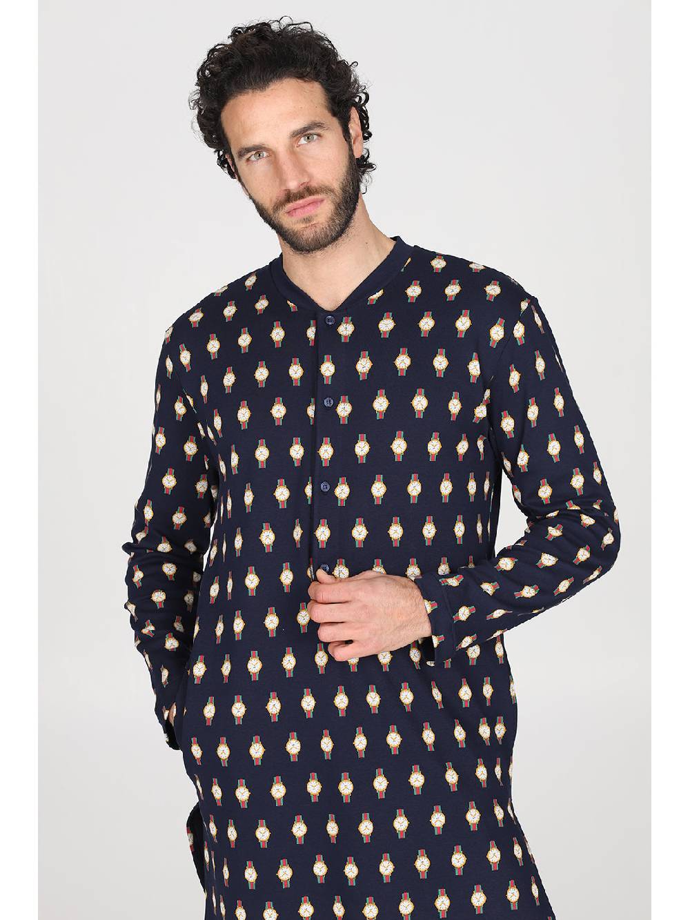 Julipet Camicia Da Notte Artist Edition, In Caldo Interlock Di Puro Cotone