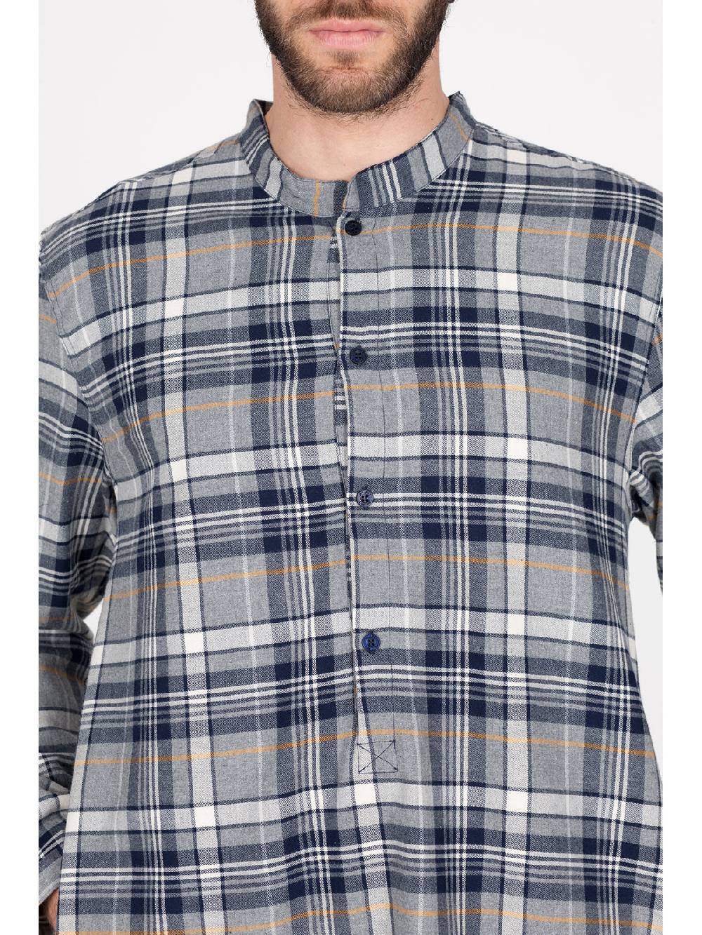 Julipet Camicia Da Notte In Calda Flanella Di Puro Cotone