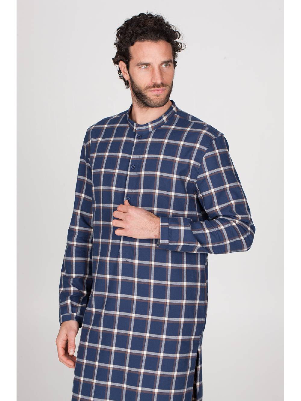 Julipet Camicia Da Notte In Calda Flanella Di Puro Cotone