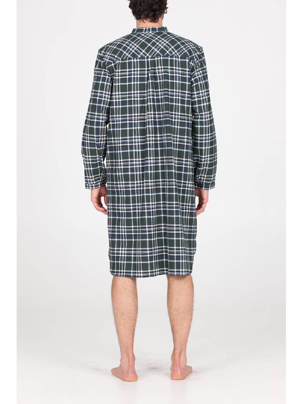 Julipet Camicia Da Notte In Calda Flanella Di Puro Cotone