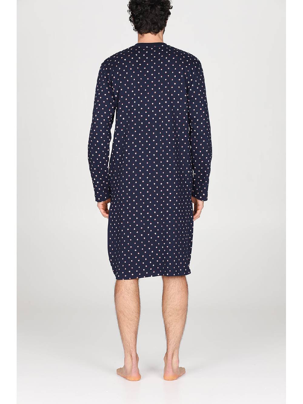 Julipet Camicia Da Notte In Caldo Interlock Di Puro Cotone