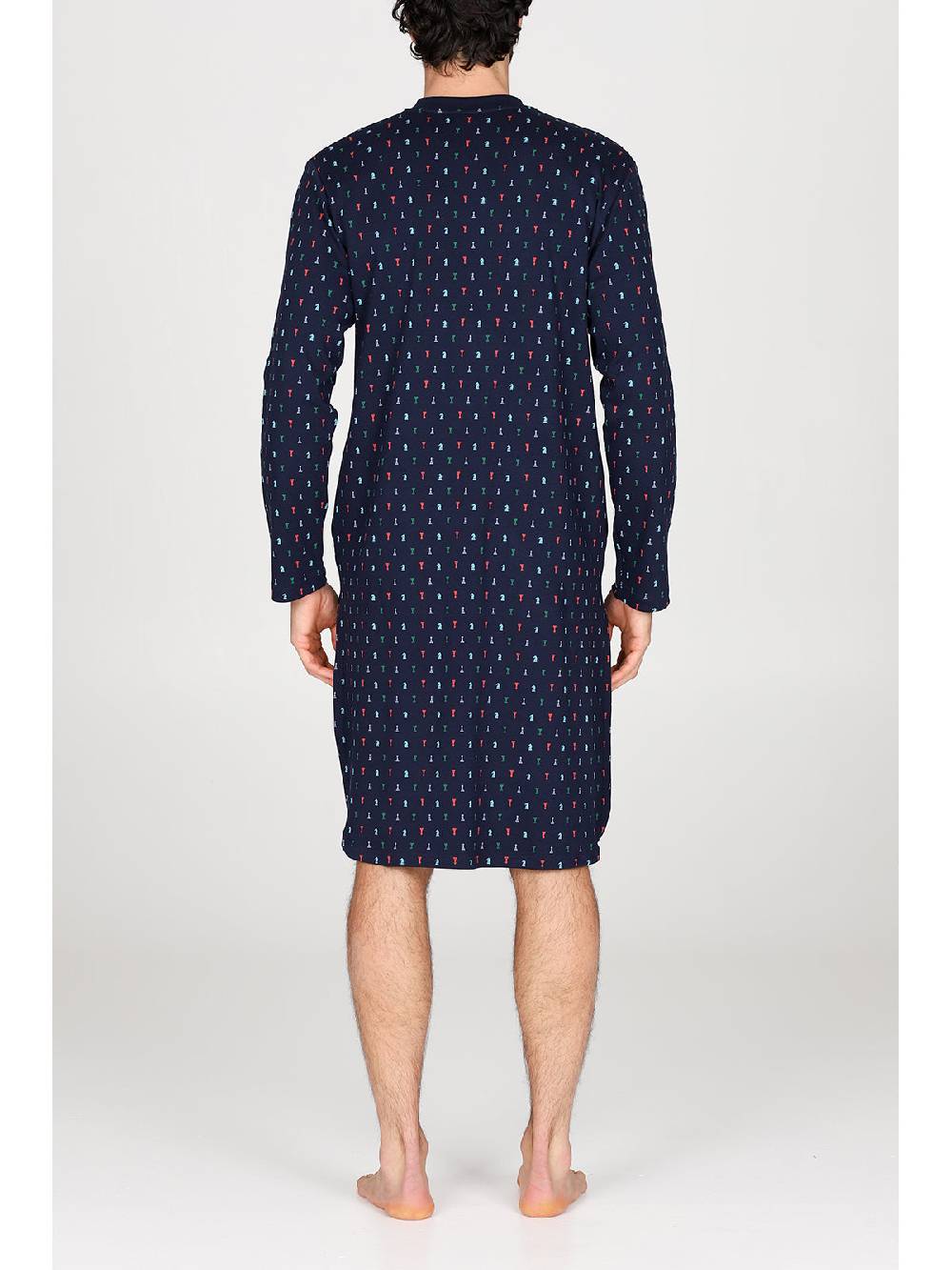 Julipet Camicia Da Notte In Caldo Interlock Di Puro Cotone