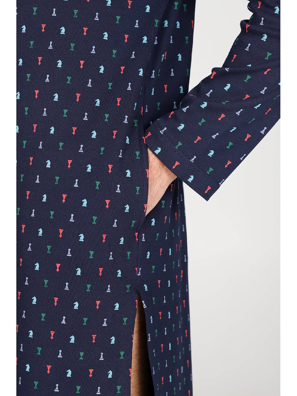 Julipet Camicia Da Notte In Caldo Interlock Di Puro Cotone