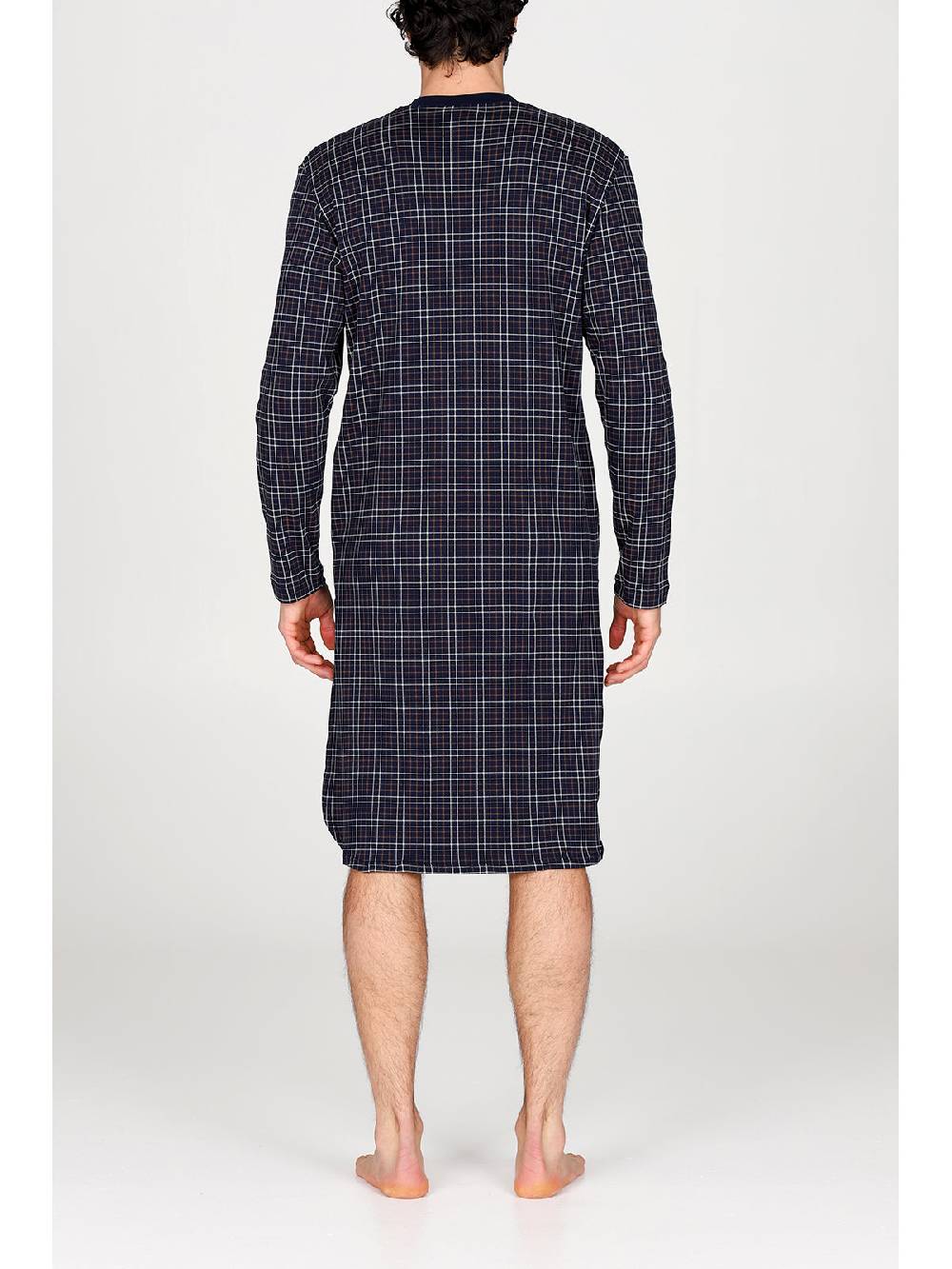 Julipet Camicia Da Notte In Caldo Interlock Di Puro Cotone