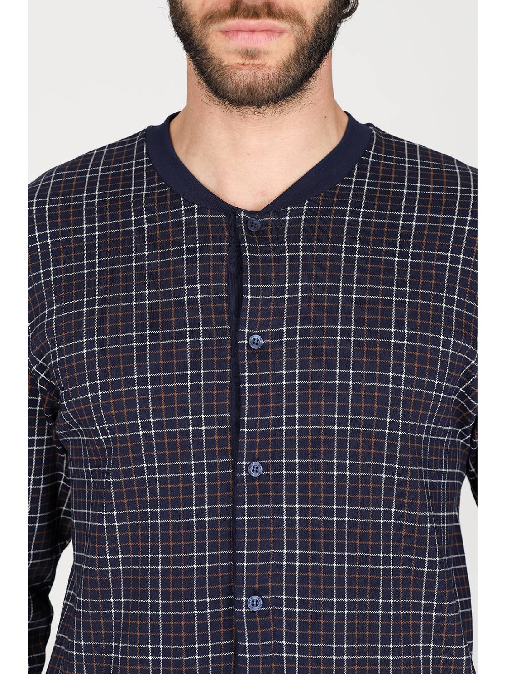 Julipet Camicia da notte in caldo interlock di puro cotone