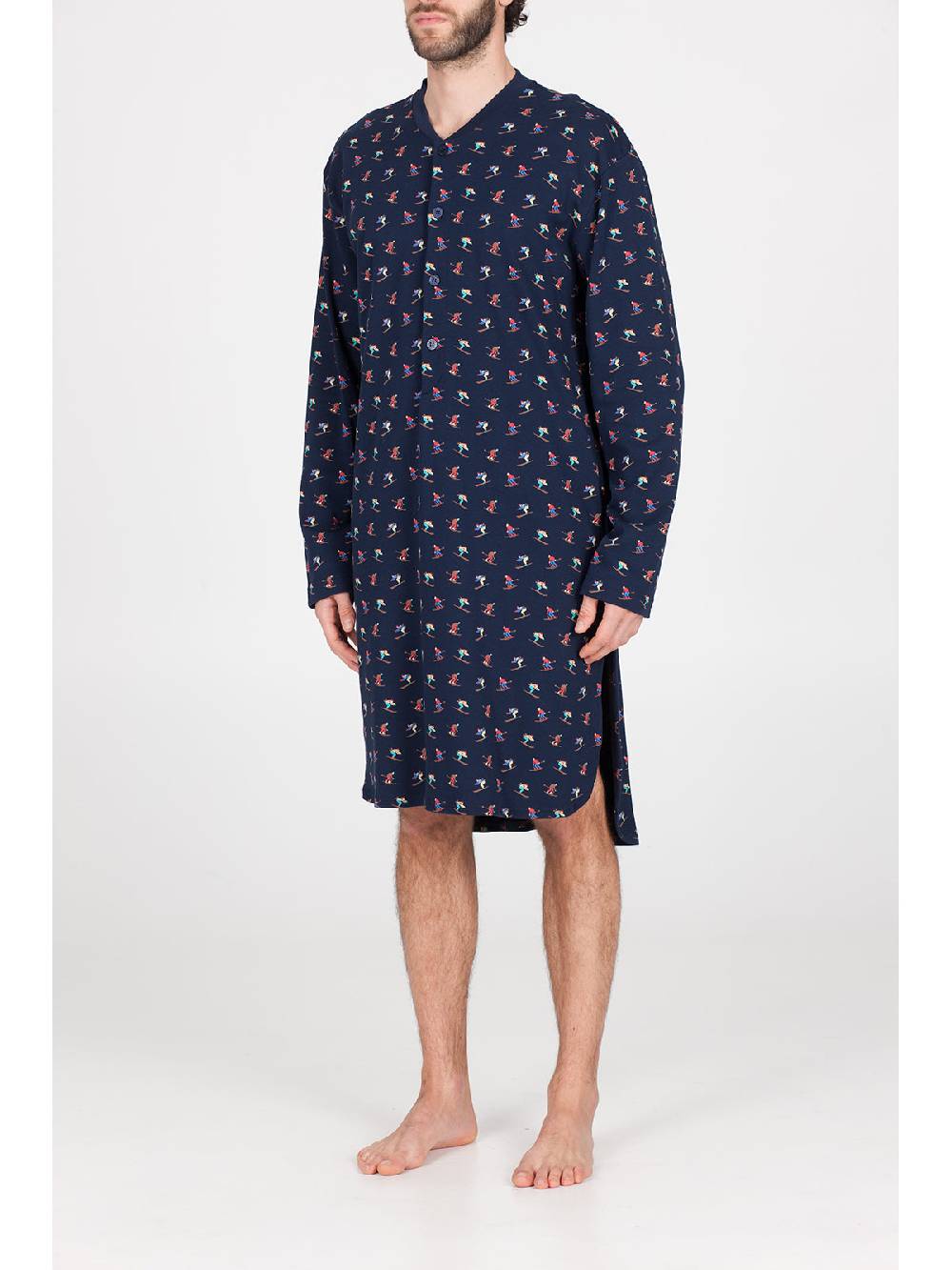 Julipet Camicia Da Notte In Morbido Interlock Di Puro Cotone